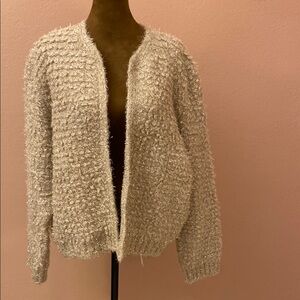 ZARA Women's Textured Cream Jacket